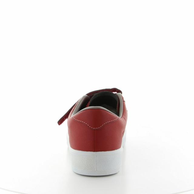 送料無料 ムーンスター メンズ/レディース 靴 スニーカー Vステップ07 レッド 介護シューズ 装具対応シューズ 春 母の日 3E 5E 幅広 病院 リハビリ 施設 車いす 歩行訓練 日本製 国産 父の日_6