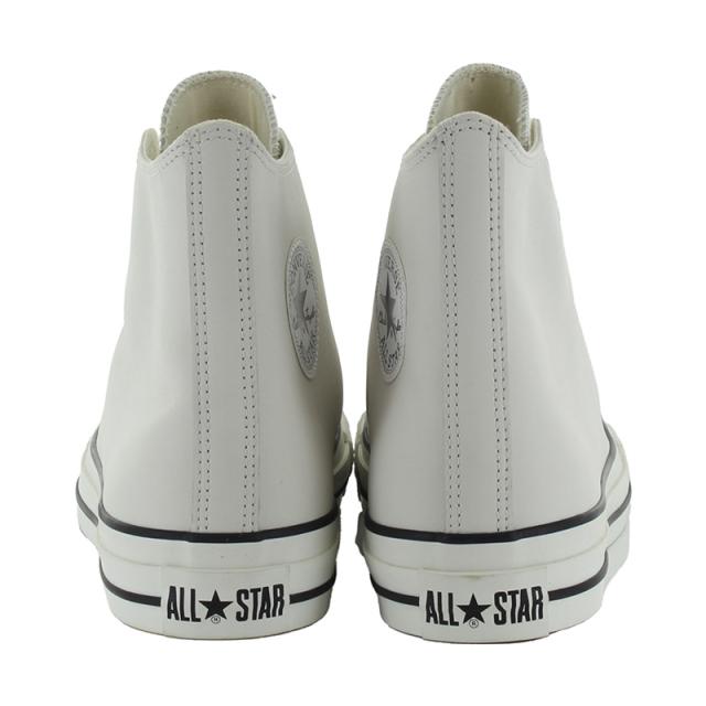 送料無料 コンバース CONVERSE メンズ/レディース スニーカー レザー オールスター （Ｒ） HI ホワイト ブラック オールスター(R) ハイカット ECCOレザー社 靴 シューズ 白 黒 通学 父の日_11