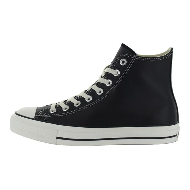 送料無料 コンバース CONVERSE メンズ/レディース スニーカー レザー オールスター （Ｒ） HI ホワイト ブラック オールスター(R) ハイカット ECCOレザー社 靴 シューズ 白 黒 通学 父の日_12