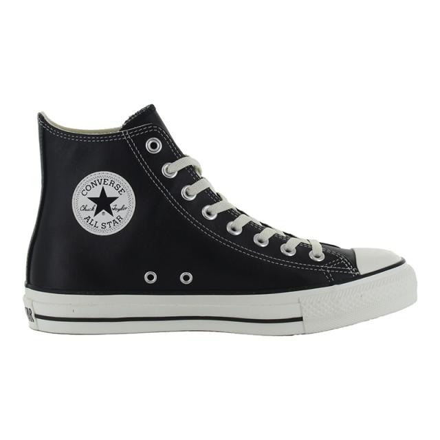 送料無料 コンバース CONVERSE メンズ/レディース スニーカー レザー オールスター （Ｒ） HI ホワイト ブラック オールスター(R) ハイカット ECCOレザー社 靴 シューズ 白 黒 通学 父の日_13