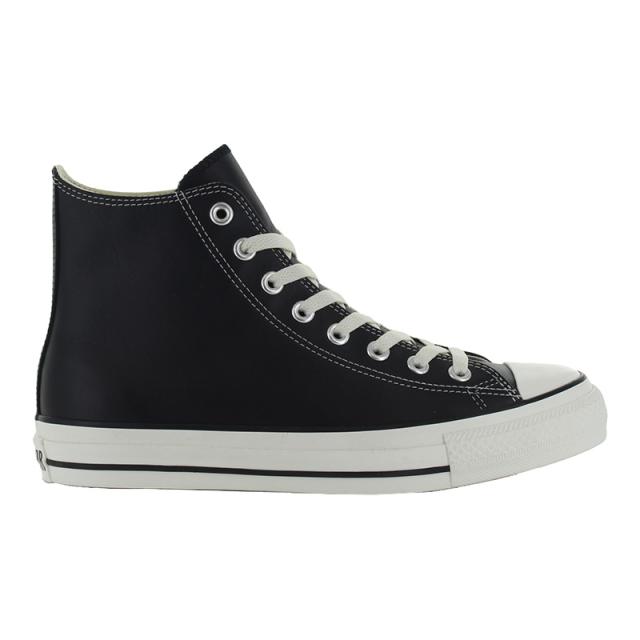 送料無料 コンバース CONVERSE メンズ/レディース スニーカー レザー オールスター （Ｒ） HI ホワイト ブラック オールスター(R) ハイカット ECCOレザー社 靴 シューズ 白 黒 通学 父の日_14