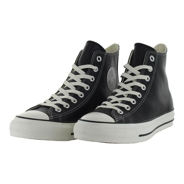 送料無料 コンバース CONVERSE メンズ/レディース スニーカー レザー オールスター （Ｒ） HI ホワイト ブラック オールスター(R) ハイカット ECCOレザー社 靴 シューズ 白 黒 通学 父の日_15
