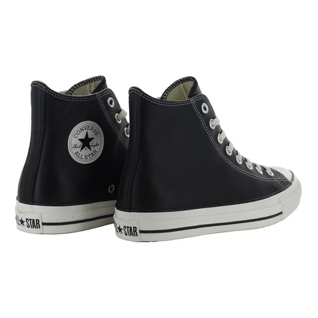 送料無料 コンバース CONVERSE メンズ/レディース スニーカー レザー オールスター （Ｒ） HI ホワイト ブラック オールスター(R) ハイカット ECCOレザー社 靴 シューズ 白 黒 通学 父の日_17