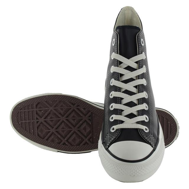 送料無料 コンバース CONVERSE メンズ/レディース スニーカー レザー オールスター （Ｒ） HI ホワイト ブラック オールスター(R) ハイカット ECCOレザー社 靴 シューズ 白 黒 通学 父の日_18