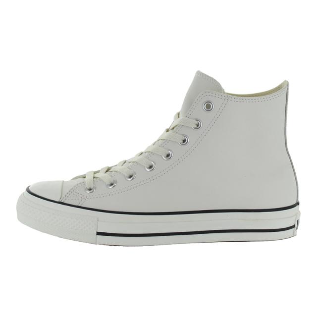 送料無料 コンバース CONVERSE メンズ/レディース スニーカー レザー オールスター （Ｒ） HI ホワイト ブラック オールスター(R) ハイカット ECCOレザー社 靴 シューズ 白 黒 通学 父の日_4