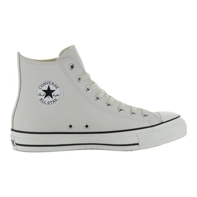 送料無料 コンバース CONVERSE メンズ/レディース スニーカー レザー オールスター （Ｒ） HI ホワイト ブラック オールスター(R) ハイカット ECCOレザー社 靴 シューズ 白 黒 通学 父の日_5