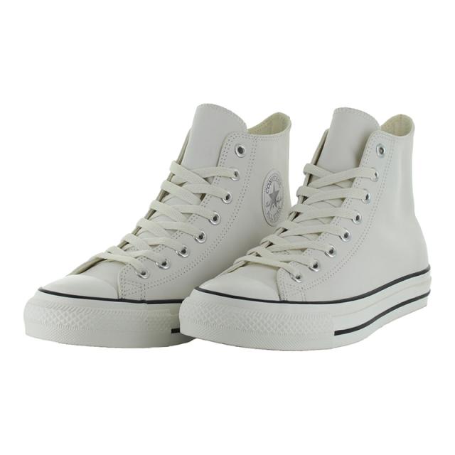 送料無料 コンバース CONVERSE メンズ/レディース スニーカー レザー オールスター （Ｒ） HI ホワイト ブラック オールスター(R) ハイカット ECCOレザー社 靴 シューズ 白 黒 通学 父の日_7