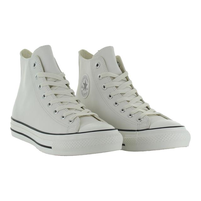 送料無料 コンバース CONVERSE メンズ/レディース スニーカー レザー オールスター （Ｒ） HI ホワイト ブラック オールスター(R) ハイカット ECCOレザー社 靴 シューズ 白 黒 通学 父の日_8