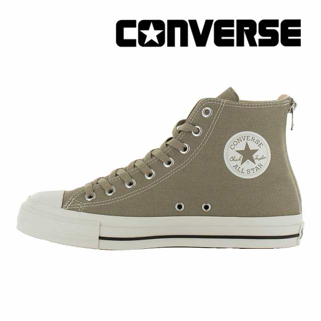 夏新作 コンバース CONVERSE メンズ/レディース スニーカー オールスター （Ｒ） バックジップ HI トープ ハイカット ジップアップ ベー