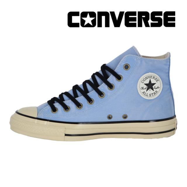 ≪20%OFF≫★11月発売★秋冬新作送料無料コンバース CONVERSE メンズ/レディース スニーカー オールスター US エイジドワーク HI ライトブルー ハイカット 素材アレンジ 靴 シューズ 替え紐 水色 _nov バレンタインの通販は 8,325円