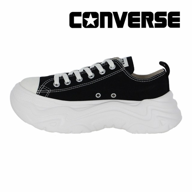 3/21予定 ★3月発売★ 春夏新作 送料無料 コンバース CONVERSE メンズ/レディース スニーカー オールスター シティハイク OX ブラック ハイカット アレンジモデル 軽量 厚底 ユニセックス 靴 シューズ 黒 _mrc