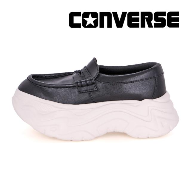 ★9月発売★ 秋冬新作 送料無料 コンバース CONVERSE メンズ/レディース スニーカー オールスター シティハイク ローファー ブラック アレンジモデル スニーカー 通勤 通学
