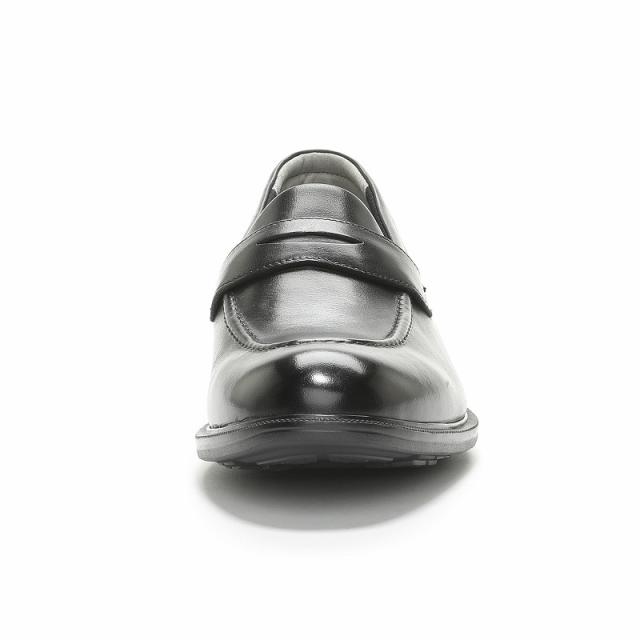 送料無料 紳士靴 ムーンスター バランスワークス メンズ 本革 防水 ビジネスシューズ コインローファー BW4645 ブラック 黒 moonstar 3E 革靴 軽い 天然皮革 軽量 春 入学式 卒業式 入社 社会人 就職_7