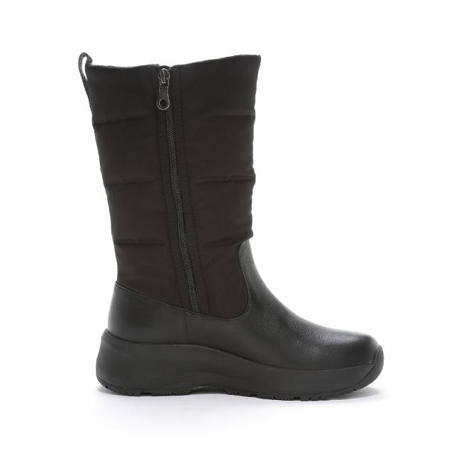 送料無料 ムーンスター スポルス レディース ウィンターシューズ ブーツ 日本製 革靴 SP0291CSR ブラック 透湿防水 ファスナー 防滑 スペラン 防水設計 スペランコア ブーツタイプ 鞋 スニーカー スノーブーツ 送料無料 ムーンスター スポルス レディース ウィンターシューズ