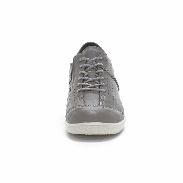 秋冬新作 送料無料 ムーンスター レディース スニーカー スポルス  SP2401 グレイ 4E 幅広 甲高 むくんだ時も楽楽 日本製コンフォートシューズ　国産 革靴 天然皮革 軽量設計 衝撃吸収 ファスナー ≪11/16まで！10%OFF≫秋冬新作 送料無料 ムーンスター レディース