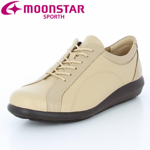 アウトレット セール 送料無料 ムーンスター スポルス レディース カジュアルコンフォートシューズ 靴 Sp5001 ベージュコンビ 国産 の通販はau Pay マーケット ムーンスター公式ショップ