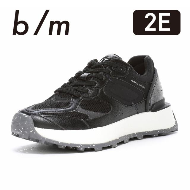 送料無料 ムーンスター レディース スニーカー B/Mイーバ ブラック 快適さと遊び心が融合したサスティナブルなスニーカー エコ設計 皮革繊維再生複合材 靴 シューズ カジュアル 普段履き