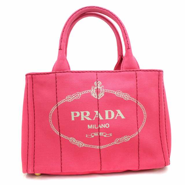 中古 Prada プラダ カナパ 2way ハンドバッグ レディース ピンク キャンバス B2439gの通販はau Pay マーケット ゴールドエコ