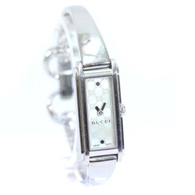中古 Gucci グッチ バングルウォッチ Gg 腕時計 レディース クオーツ シルバー 109の通販はau Pay マーケット ゴールドエコ