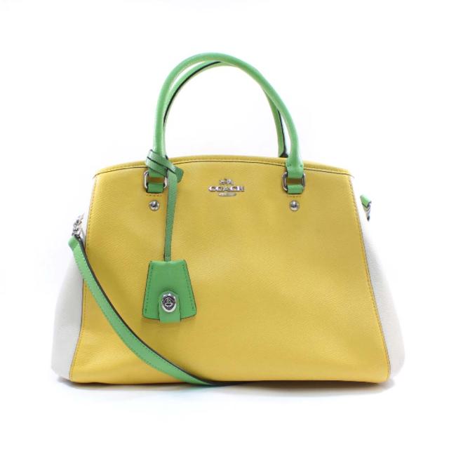 公式の Coach コーチ 2way ミニバッグ タビー イエロー ショルダーバッグ Samco Uae Com