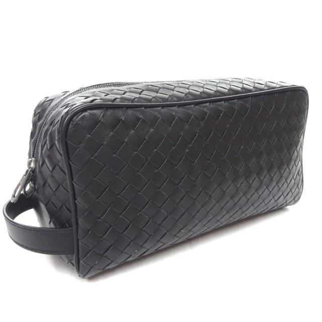 中古 Bottegaveneta ボッテガヴェネタ イントレチャート セカンドバッグ メンズ ブラック レザー の通販はau Pay マーケット ゴールドエコ
