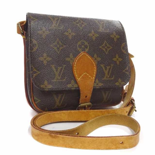 中古 Louis Vuitton ルイ ヴィトン ミニカルトシエール モノグラム ショルダーバッグ レディース ブラウン モノグラムキャンバス レザの通販はau Pay マーケット ゴールドエコ