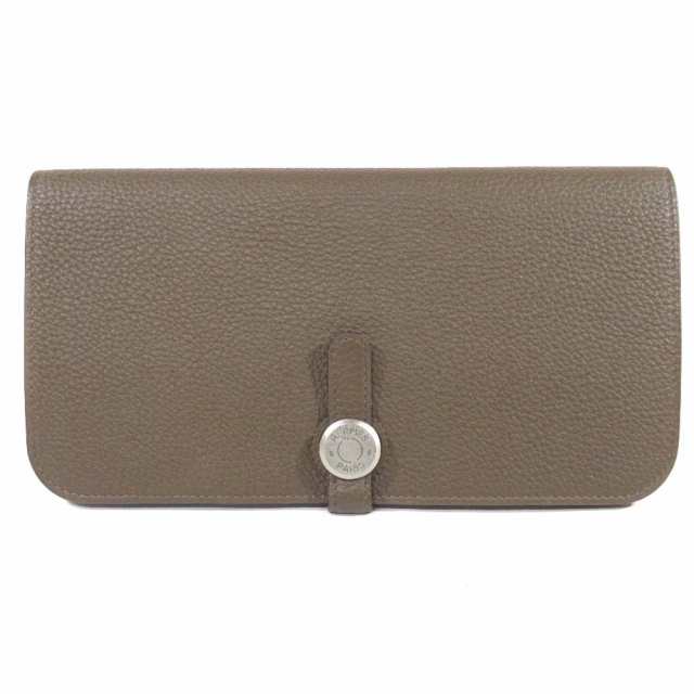 【中古】HERMES エルメス ドゴン ロング 長財布 ユニセックス エトゥープ ブラウン系 トゴ 【中古】HERMES エルメス ドゴン ロング 長財布 ユニセックス エトゥープ ブラウン系 トゴ
