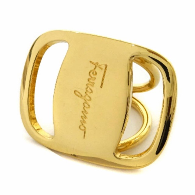 Ferragamo フェラガモ スカーフリング ゴールド ヴァラ 割引ネット ...