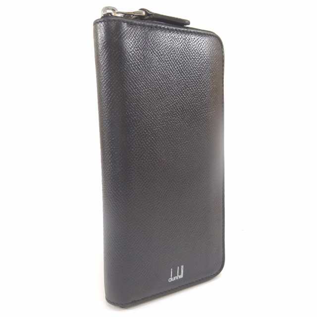 中古 Dunhill ダンヒル ラウンドファスナー ロゴ 長財布 メンズ ブラック レザーの通販はau Pay マーケット ゴールドエコ