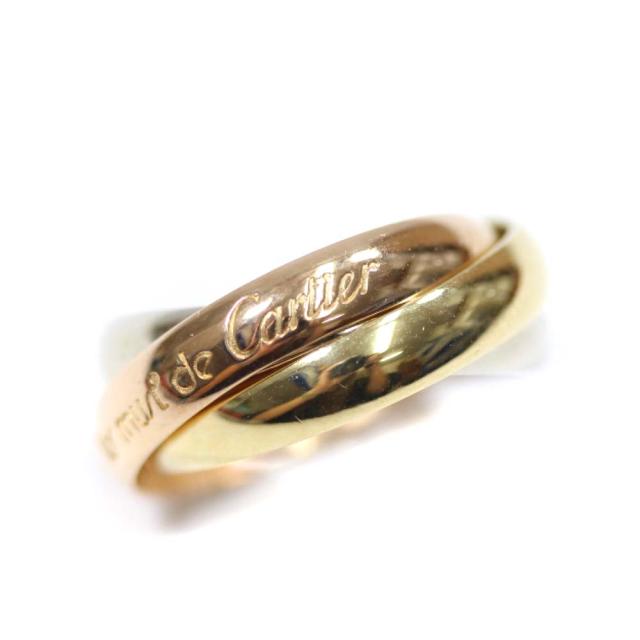 中古 Cartier カルティエ トリニティリング 49 3連リング リング 指輪 レディース 9号 Yg Wg Pg スリーカラー K18ゴールド ジュエリの通販はau Pay マーケット ゴールドエコ