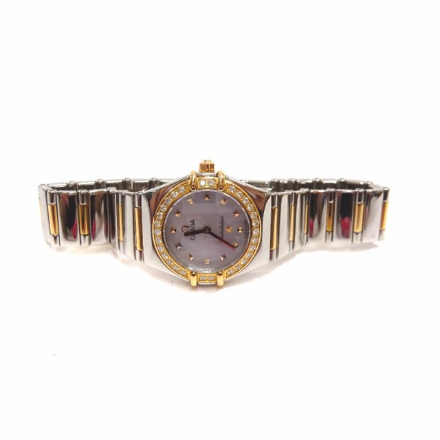 中古】OMEGA オメガ コンステレーション マイチョイス ダイヤベゼル 腕時計 レディース クオーツ シェル文字盤 コンビカラー  1365.71の通販はau PAY マーケット ゴールドエコ