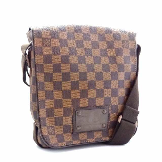 中古】LOUIS VUITTON ルイ ヴィトン ブルックリンPM ダミエ ショルダー ...