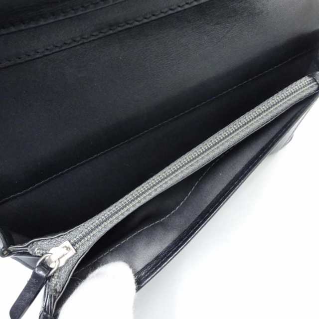 CHANEL シャネル カメリア 長財布 パテントレザー ブラック