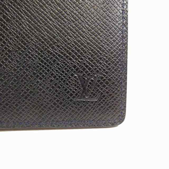 【本物保証】 ルイヴィトン LOUIS VUITTON タイガ ポルトフォイユ コンパクト 二つ折財布 アルドワーズ 黒 M32652