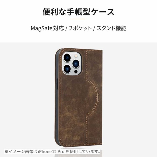 iPhone15 ケース iPhone14 13 magsafe 手帳型 Pro Max プロ マックス スマホ 携帯 アイフォン アイホン カバー マグセーフ 耐衝撃 おしゃれ 韓国 カメラ保護