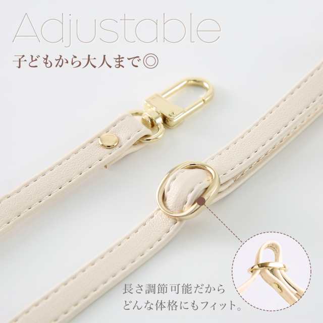 モバイルアクセサリー PUスマホストラップ