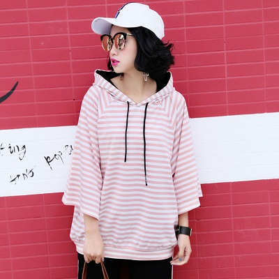 メンズライクなフーディー ボーダー 薄手 ビッグシルエット ゆったり カジュアルコーデやスポーツミックスコーデに の通販はau Pay マーケット Dharma Jaya