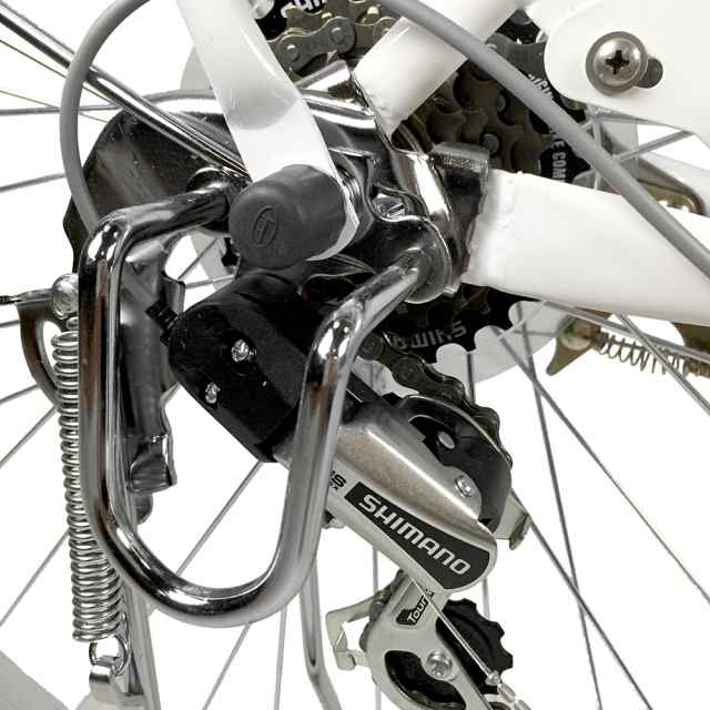 自転車 27インチ 6段変速ギア ママチャリ おしゃれ シティサイクル ホワイト 白 SSフレームの通販はau PAY マーケット -  ゴーゴーサイクリング
