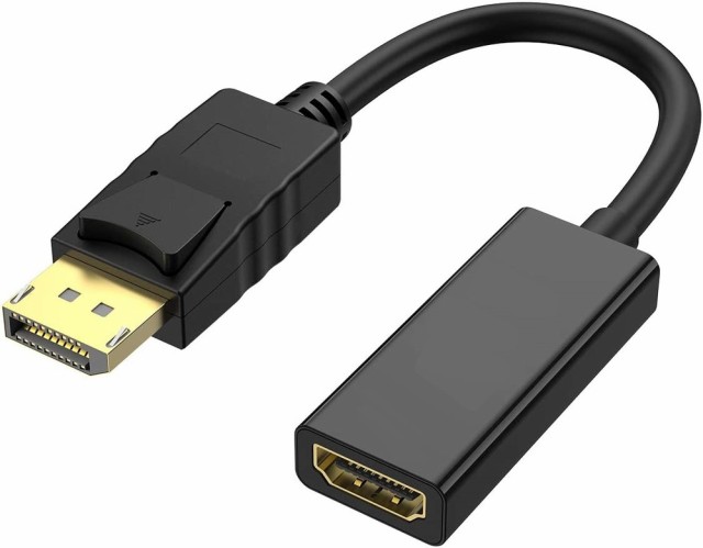 DisplayPort → HDMI 変換アダプタ 金メッキコネクター搭載 HDMI 変換