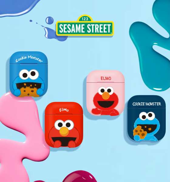 セサミストリート Airpodsケース Sesame Street グッズ エアーポッズケース カバー エルモ クッキーモンスター 217 の通販はau Pay マーケット Phoneix