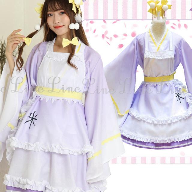 あすつく 着物 コスプレ 衣装 振袖 和服 ドレス ワンピース ロリータ ゴスロリ コスチューム レディース 仮装 変装の通販はau Pay マーケット 楽々line