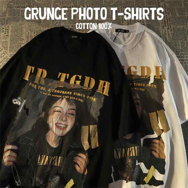 グランジ フォト Tシャツ ティーシャツ 写真 女の子 Nirvana ...