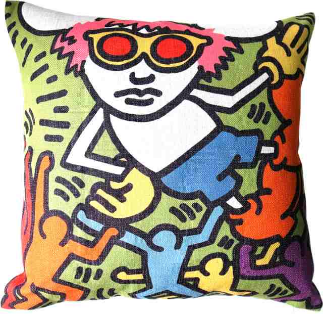メール便 送料無料 キースヘリング クッション カバー 45×45cm 全5種 Keith Haring インテリア 雑貨 ソファ ベッドの通販はau  PAY マーケット - LUPO