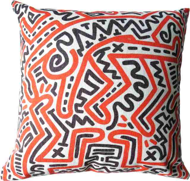 キースヘリング クッション カバー 45×45cm 全5種 Keith Haring ポップ