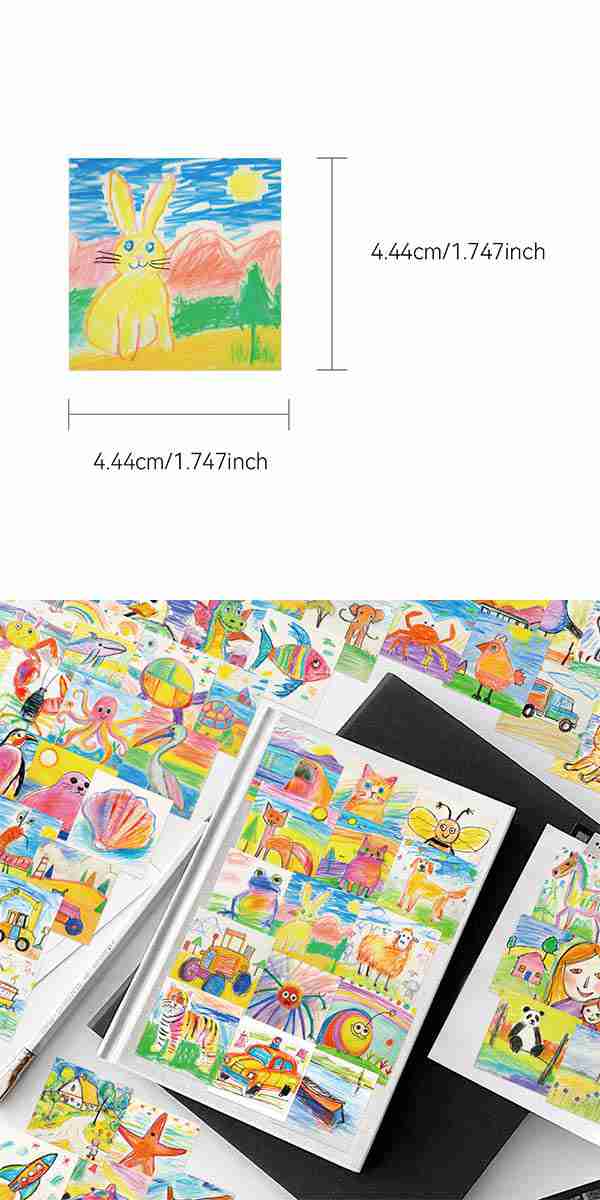 子どもの描いた絵 ステッカー 54枚セット PVC 防水 シール イラスト アート 児童画 落書き 子供 幼児 小学生 芸術 作品 スーツケース  MacBookの通販はau PAY マーケット - LUPO au PAY マーケット店 | au PAY マーケット－通販サイト