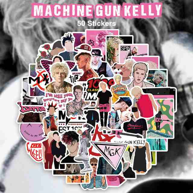 Machine Gun Kelly ステッカー 50枚セット PVC 防水 マシンガンケリー