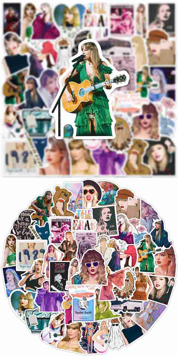 Taylor Swift テイラースウィフト ステッカー 50枚セット PVC 防水 シール シンガー 歌手 アーティスト ポップ ポップス