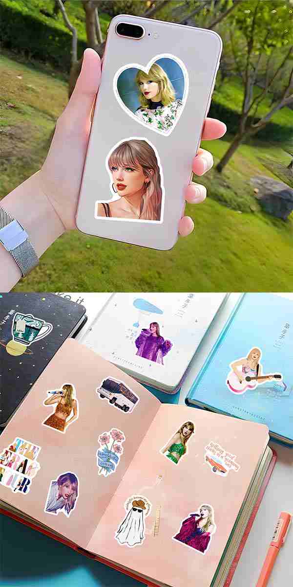 Taylor Swift テイラースウィフト ステッカー 50枚セット PVC 防水 シール シンガー 歌手 アーティスト ポップ ポップス