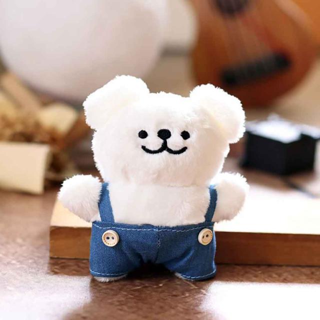 モルチーズとレトリーバ オーバーオール ぬいぐるみ キーホルダー