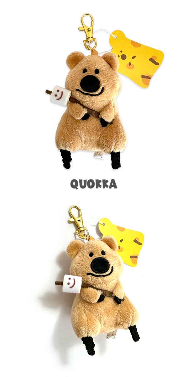 クオッカ＆ボボ ぬいぐるみ キーホルダー QUOKKA & BOBO Dinotaeng